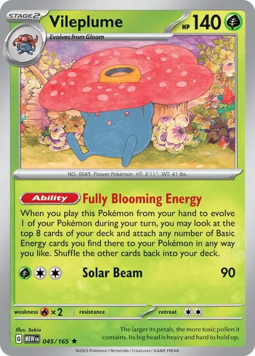 Vileplume card art