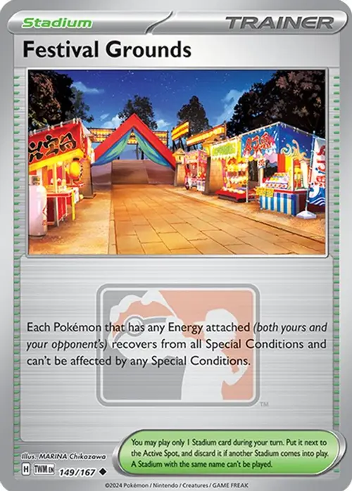 Festival Grounds - 149/167 (League Promo) card art