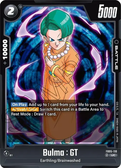 Bulma : GT card art