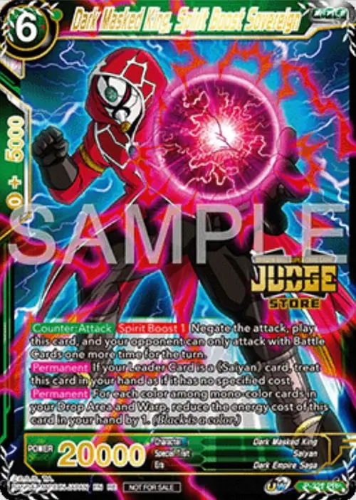 Dark Masked King, Spirit Boost Sovereign (Judge Pack Vol.16) (Store) card art