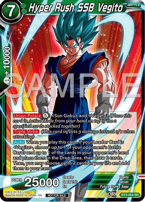 Hyper Rush SSB Vegito (Championship 2024 Finals Pack) card art