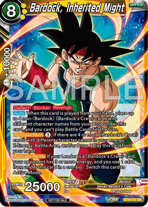 Bardock, Inherited Might (Championship 2024 Finals Pack) card art