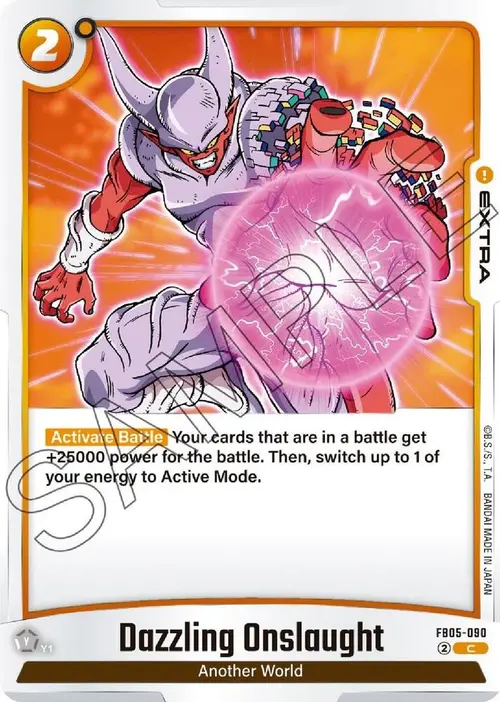 Dazzling Onslaught card art