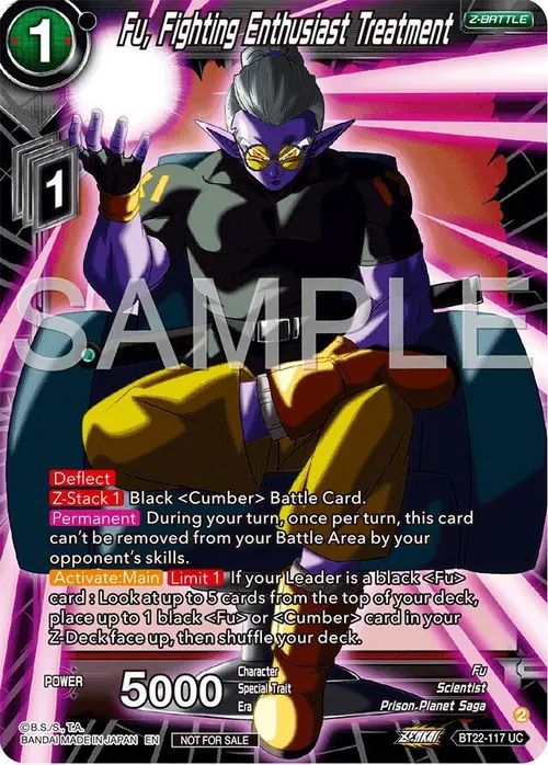 Fu, Fighting Enthusiast Treatment (Championship 2024 Finals Zenkai Pack) card art