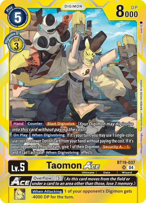Taomon ACE card art