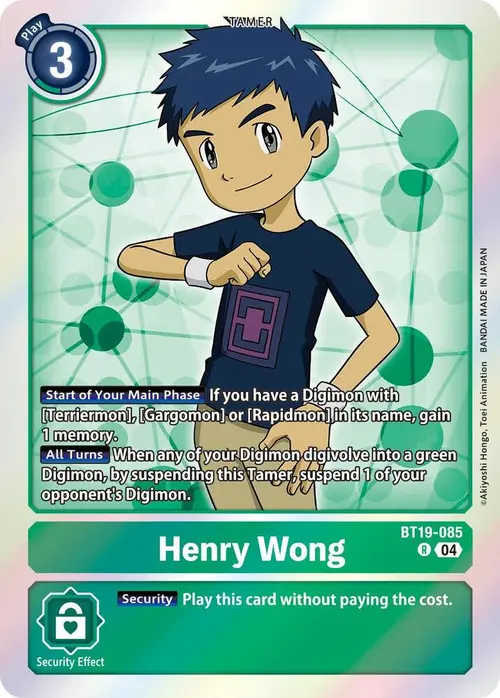 Henry Wong card art