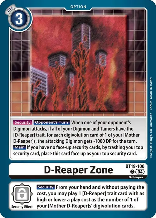 D-Reaper Zone card art