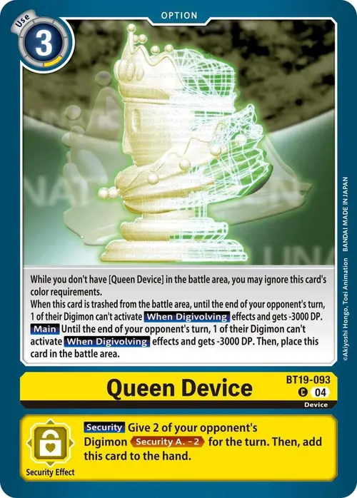 Queen Device card art