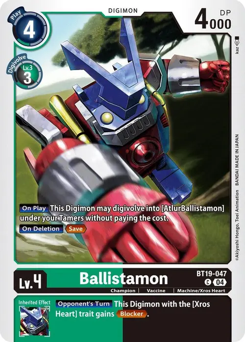 Ballistamon card art