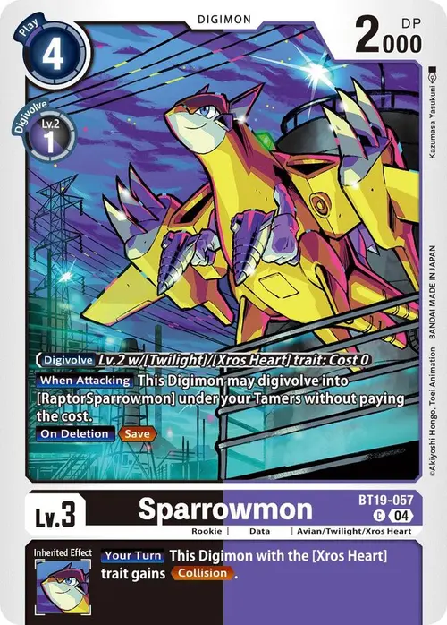 Sparrowmon card art