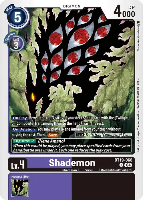 Shademon card art