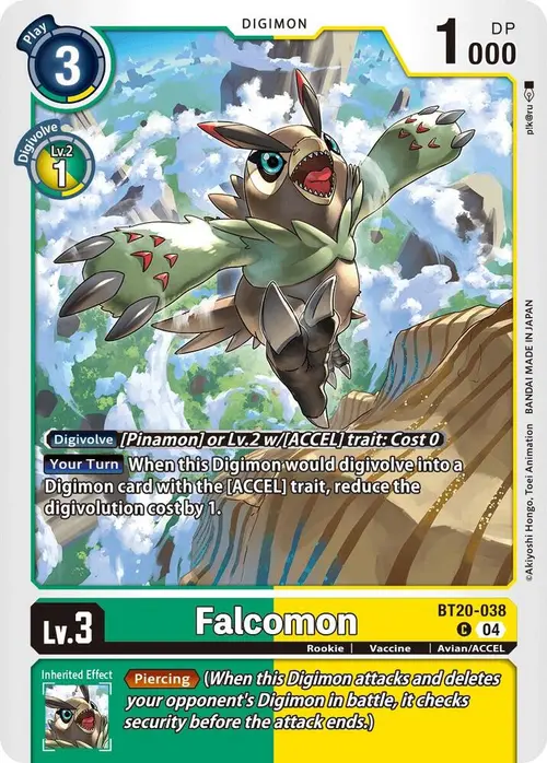 Falcomon card art