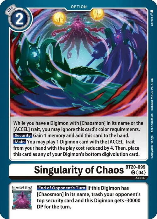 Singularity of Chaos card art