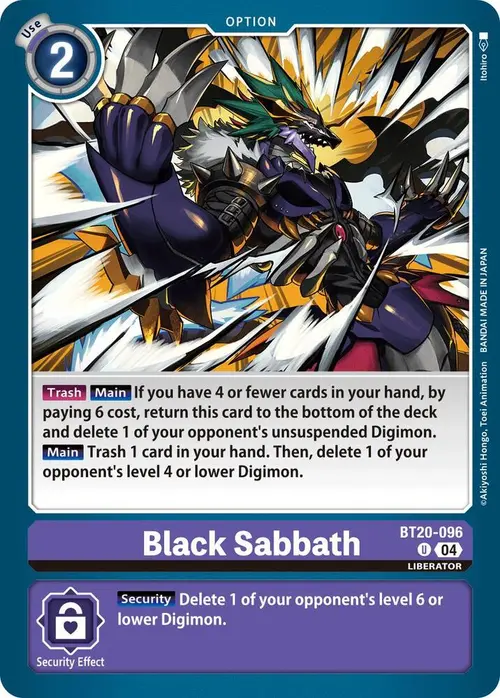 Black Sabbath card art