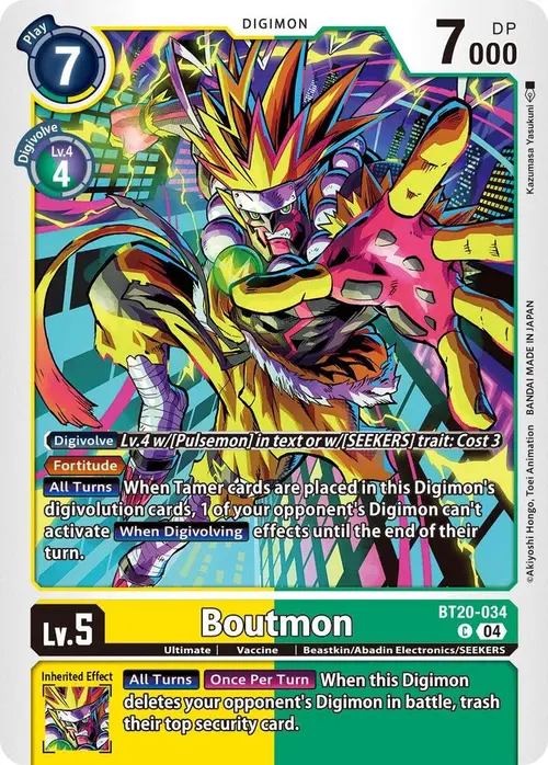Boutmon card art