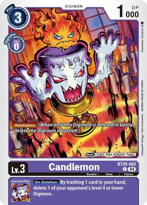 Candlemon - BT20-062 card art