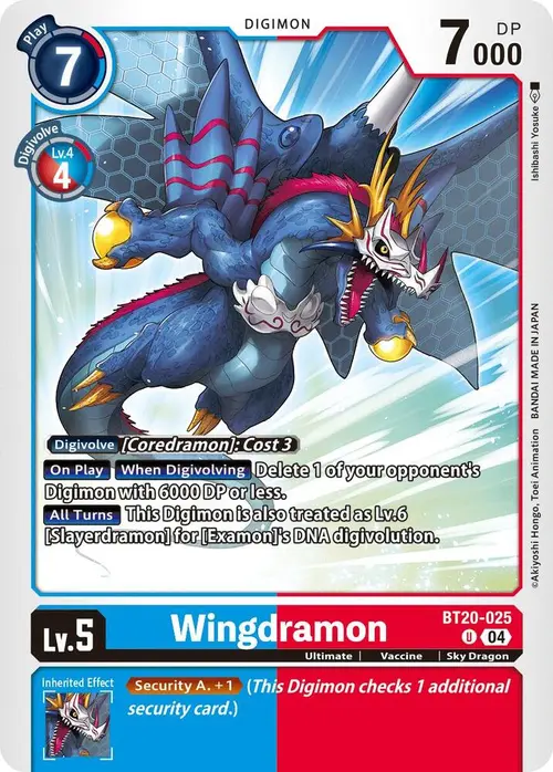Wingdramon card art