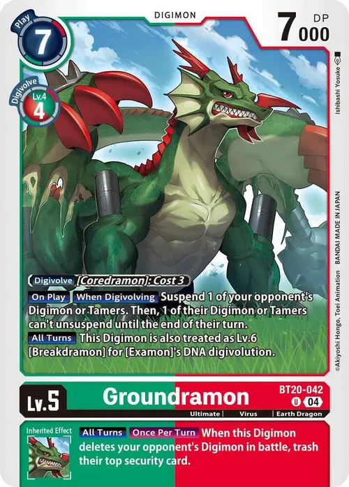 Groundramon card art