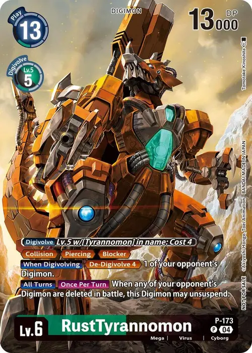 RustTyrannomon (Update Pack 2025) card art