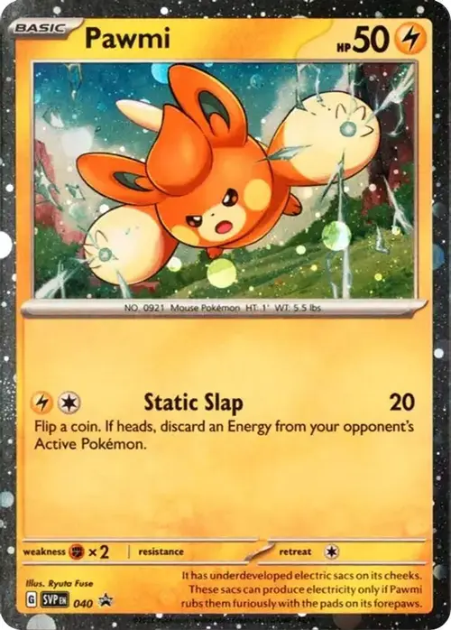 Pawmi - 040 (Cosmos Holo) card art