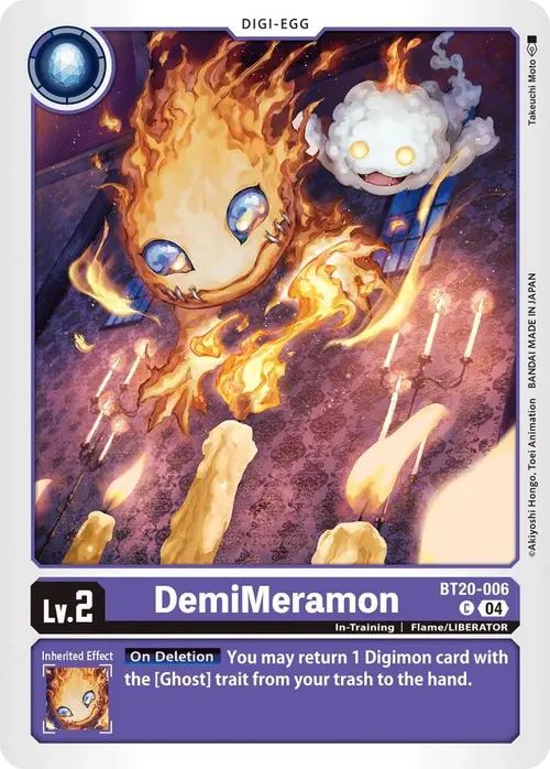 DemiMeramon - BT20-006 card art