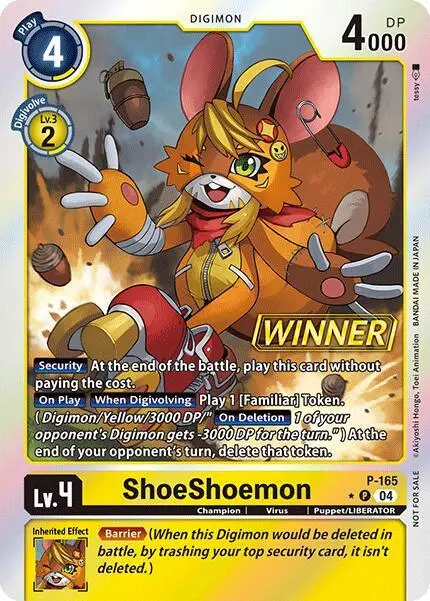 ShoeShoemon (Store Tournament 2025 Vol.1 Winner Pack) card art