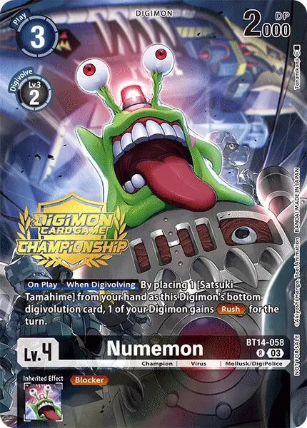 Numemon (Championship 2024 Tamers Pack) card art