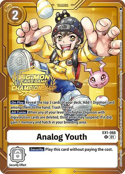 Analog Youth (Championship 2024 Tamers Pack) card art