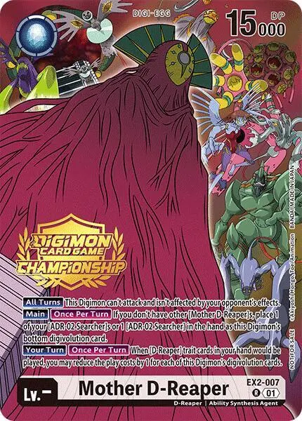 Mother D-Reaper (Championship 2024 Tamers Pack) card art