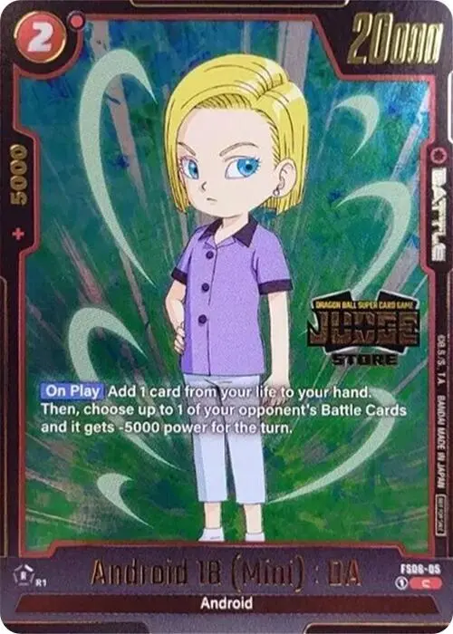 Android 18 (Mini) : DA (Judge Pack (Store Judge) 03) card art