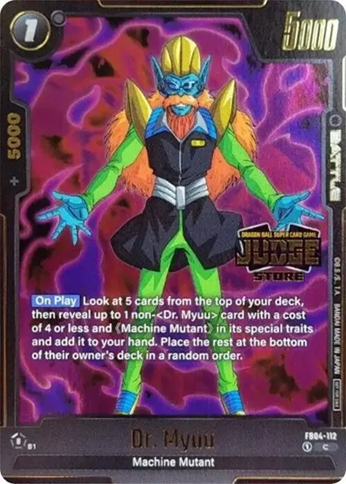 Dr. Myuu (Judge Pack (Store Judge) 03) card art