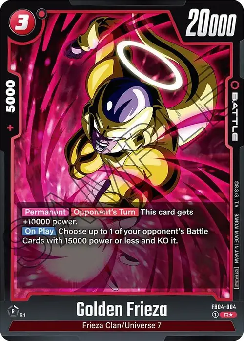 Golden Frieza (Tournament Pack 05) card art