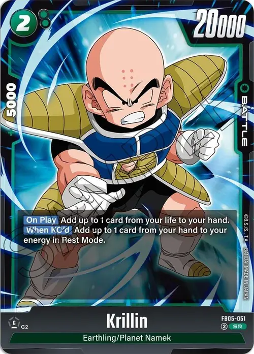 Krillin card art