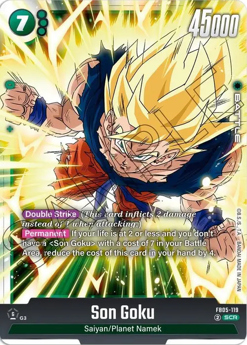 Son Goku card art