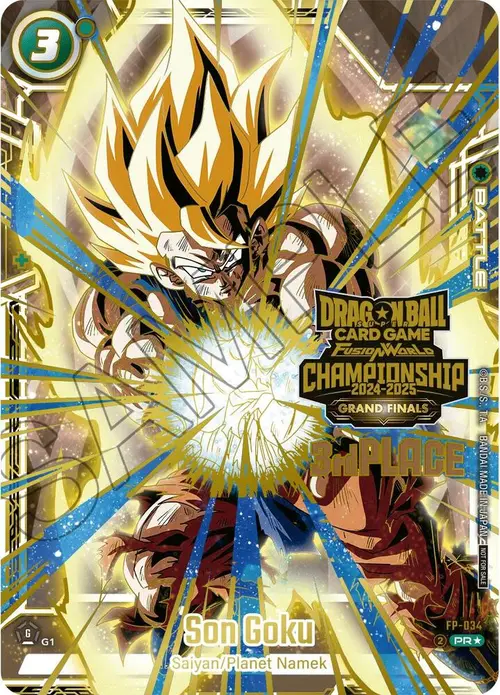 Son Goku (3rd Place) card art