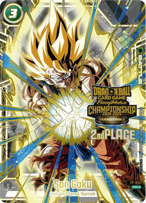 Son Goku (2nd Place) card art