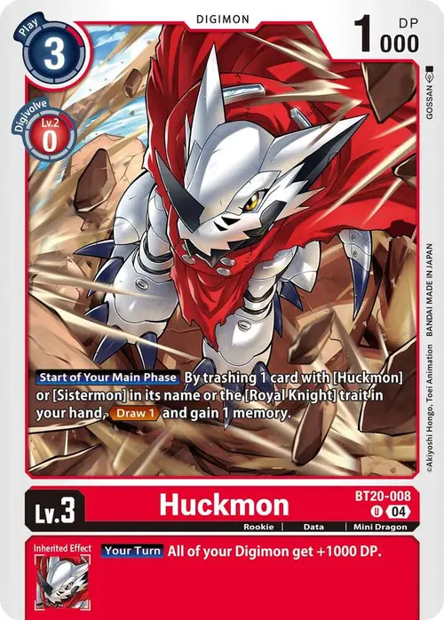 Huckmon card art