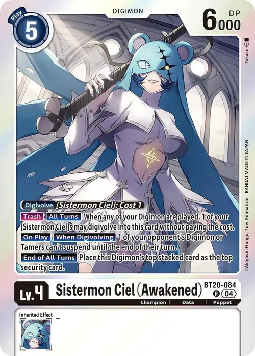 Sistermon Ciel (Awakened) card art