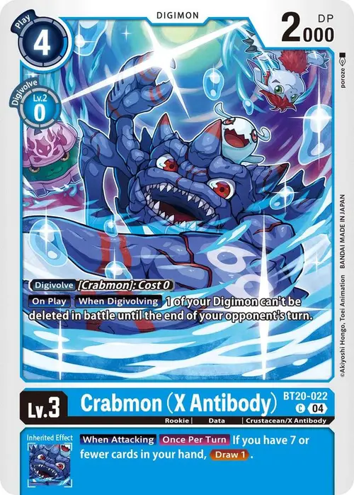 Crabmon (X Antibody) card art