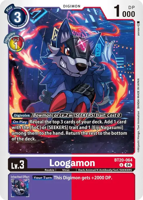 Loogamon card art