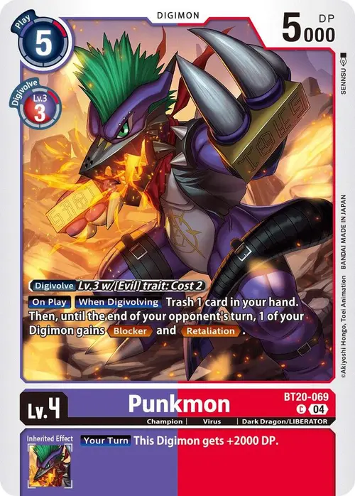 Punkmon card art