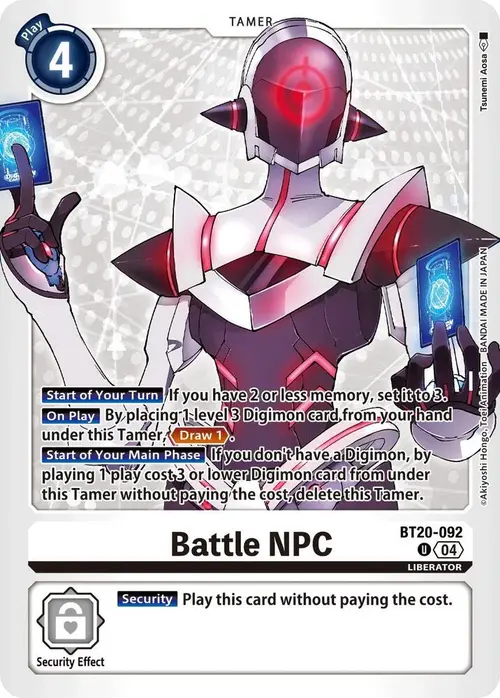 Battle NPC card art