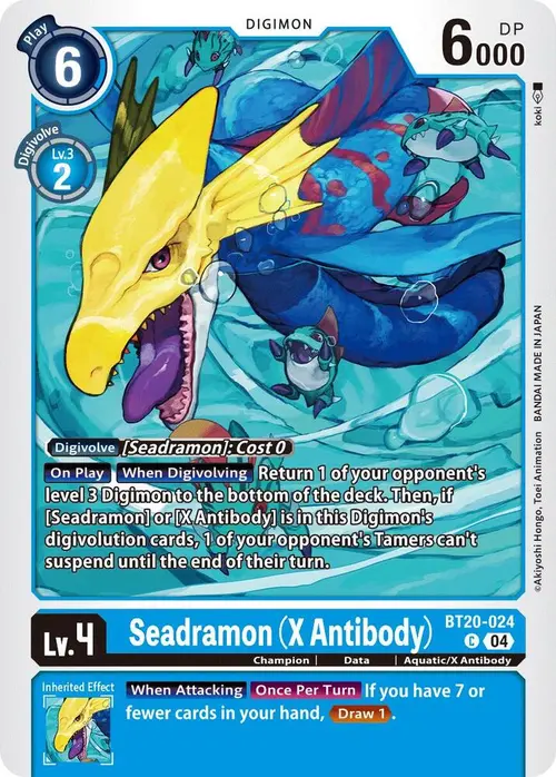 Seadramon (X Antibody) card art