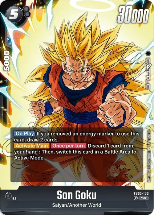 Son Goku card art