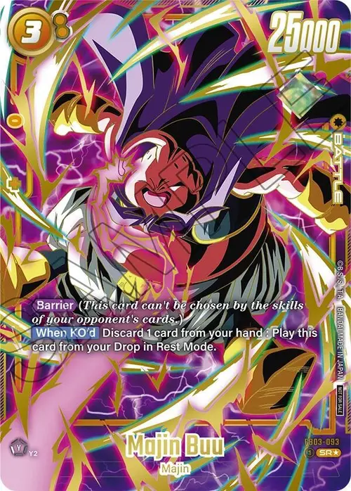 Majin Buu card art