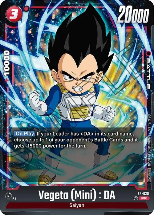 Vegeta (Mini) : DA card art
