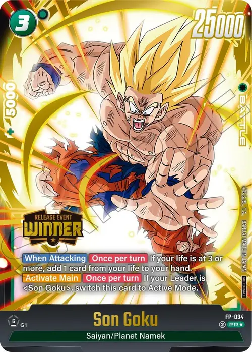 Son Goku (Release Event Winner) card art