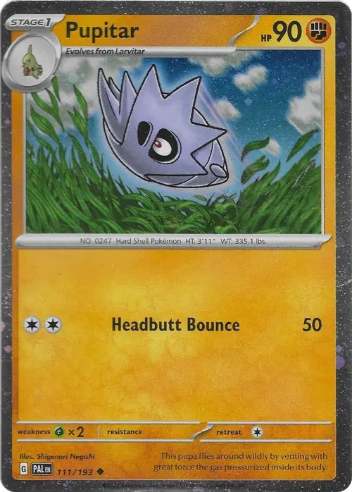 Pupitar - 111/193 (Cosmo Foil) card art