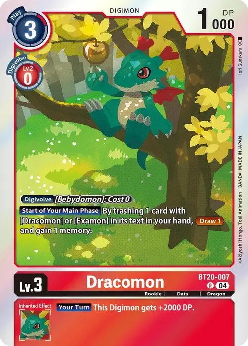 Dracomon card art