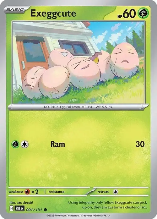 Exeggcute card art